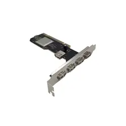 قیمت و خرید کارت PCI پنج پورت USB 2.0 مدل NEC | اهوراشاپ
