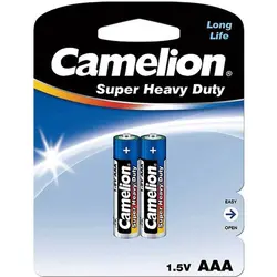 باتری 2 تایی نیم قلمی Camelion Long Life AAA پکدار