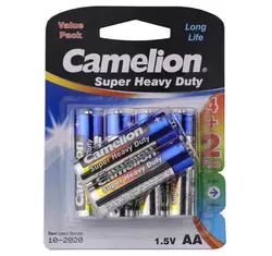 باتری 6تایی قلمی Camelion Long Life AA پکدار