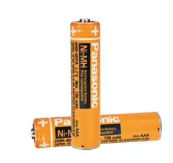 باتری نیم قلمی شارژی پاناسونیک مدل 65AAAB  بسته 2 عددی