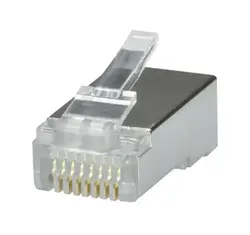 سوکت شبکه CAT5 FTP فلزی تک عددی