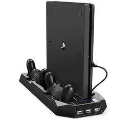 پایه نگهدارنده ، خنک کننده و شارژر PS4 Slim / Pro چند منظوره YH-24