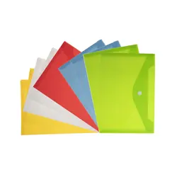 پوشه پلاستیکی دکمه دار A5 | اهوراشاپ