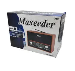 رادیو اسپیکر بلوتوث مکسیدر Maxeeder MX-RA1214 AM09