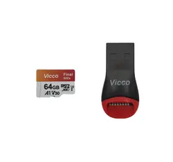 کارت حافظه MicroSD ویکومن مدل VC64GUMSDU3 ظرفیت 64 گیگابایت