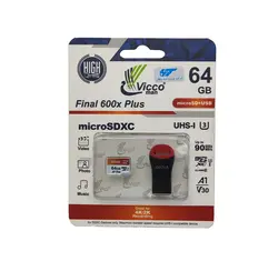 کارت حافظه MicroSD ویکومن مدل VC64GUMSDU3 ظرفیت 64 گیگابایت