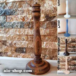 پایه آباژور چوبی - پایه آباژور خام