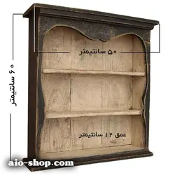 شلف دیواری طرح قدیمی کد 102