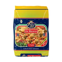 ماکارونی پیکولی سبزیجات زر ماکارون مقدار 500 گرم