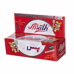 خمیر دندان ژله ای کودک با طعم توت فرنگی بس - 80 گرمی
