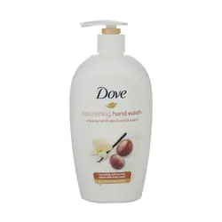 مایع دستشویی کرمی داو با رایحه شی باتر و وانیل حجم 500 میلی لیتر