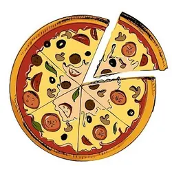 پیتزا رست بیف - اندازه متوسط