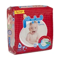 پوشک ببم مدل New سایز 5 - 30 عددی