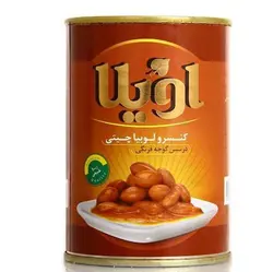 کنسرو لوبیا چیتی در سس گوجه فرنگی اویلا - 400 گرم