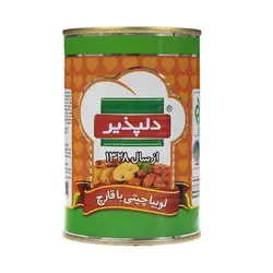 کنسرو لوبیا چیتی با قارچ دلپذیر - 420 گرم