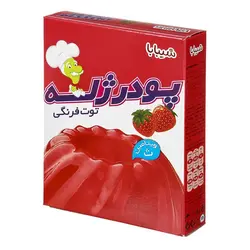 پودر ژله توت فرنگی شیبابا - 100 گرم