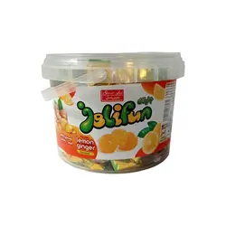 پاستیل با طعم لیمو و زنجبیل جلیفان شیرین عسل - 200 گرم