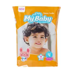 پوشک بچه مای بیبی کد 01 سایز 4 - 8 عددی