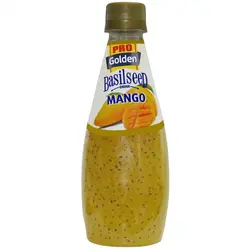 نوشیدنی تخم ریحان با طعم انبه پروگلدن مقدار 360 میلی لیتر