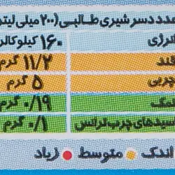 دسر نوشیدنی طالبی دنت - 0.2 لیتر