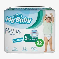 پوشک شورتی مای بی بی سری پول آپ سایز 5 - 26 عددی