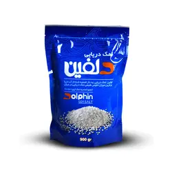 نمک دریایی ید دار دلفین مدل N 900D وزن 900 گرم