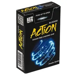 آدامس دراژه بدون شکر با طعم اکالیپتوس اکشن