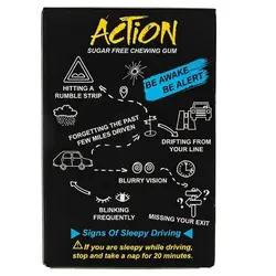 آدامس دراژه بدون شکر با طعم اکالیپتوس اکشن