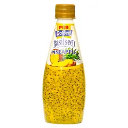 نوشیدنی تخم ریحان با طعم آناناس پروگلدن مقدار 360 میلی لیتر