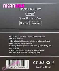 ساعت هوشمند FCF usa مدل HK18 صفحه نمایش AMOLCD 