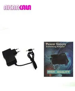 آداپتور مودم ۹V 1A دو  سوکت 4017+5525 