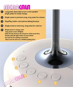 اسپیکر و چراغ خواب JY-85 “فروش عمده”