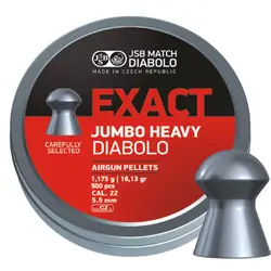 ساچمه تفنگ بادی جی اس بی اگزکت جامبو هیوی 5.5|250|18.13 | JSB Exact Jumbo Heavy