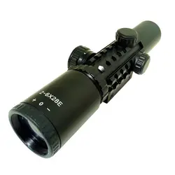 خرید دوربین تفنگ بادی تاکتیکال چراغدار 2-6*28 | 2-6x28 Rifle Scope | ایرگان کالا