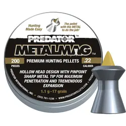 ساچمه تفنگ بادی پریدیتور متال مگ 5.5|200|17 | Predator Metalmag