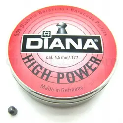 خرید ساچمه تفنگ بادی دیانا های پاور 4.5|500|10.64 | Diana High Power Pellets | ایرگان کالا