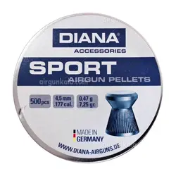 خرید ساچمه تفنگ بادی دیانا اسپورت 4.5|500|7.25 | Diana Sport | ایرگان کالا