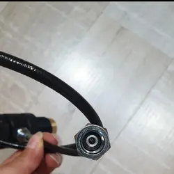 کیت شارژ فلزی PCP با شیلنگ ۶۰۰ بار