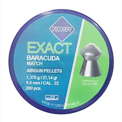 خرید ساچمه دیسکاوری اگزکت باراکودا مچ 5.5|200|21.14 | Discovery Exact Baracuda Match | ایرگان کالا