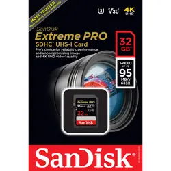 کارت حافظه Sandisk SD 32 GB 95 MB/S 633X