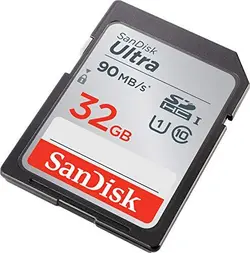 کارت حافظه سنديسک Sandisk 32GB Ultra SDHC UHS-I 90MB/s Memory Card