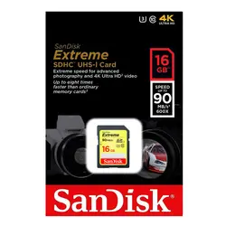 کارت حافظه Sandisk SD 16GB 90 MB/S 600X