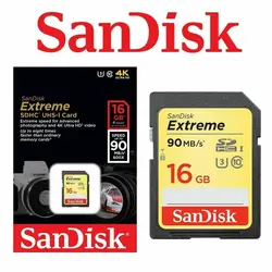 کارت حافظه Sandisk SD 16GB 90 MB/S 600X