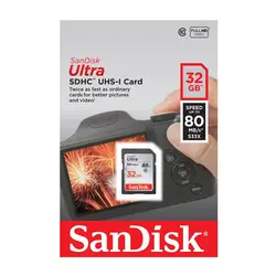 کارت حافظه Sandisk SD 32 GB 80 MB/S 533X