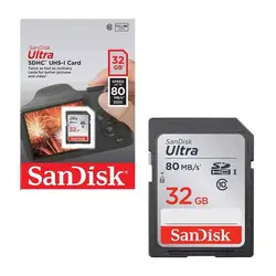 کارت حافظه Sandisk SD 32 GB 80 MB/S 533X