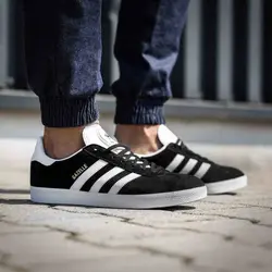 کفش راحتی مردانه آدیداس مدل GAZELLE (رنگ مشکی با خط سفید)