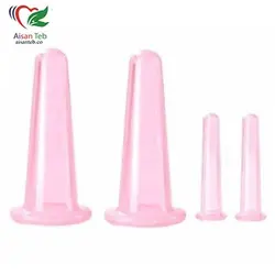 بادکش سیلیکونی صورت و زیر چشم 4 عددی (سیلیکون واکر آلمان)