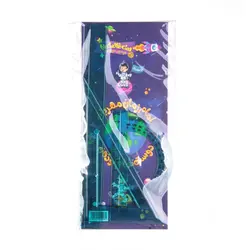 ست خطکش گونیا و نقاله ژله ای با پک لاستیکی