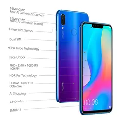 گوشی موبایل هواوی Huawei Nova 3i دو سیم کارت