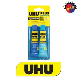 چسب دو قلو بی رنگ اوهو UHU Plus Transparent | فروشگاه اینترنتی بازرگانی البرز